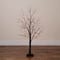 4ft. Pre-Lit Halloween Black Twig Artificial Tree with 180 Orange & Purple LED Lights